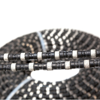 Serra de fio diamantado de borracha vulcanizada para pedreira de granito, arenito e quartzito