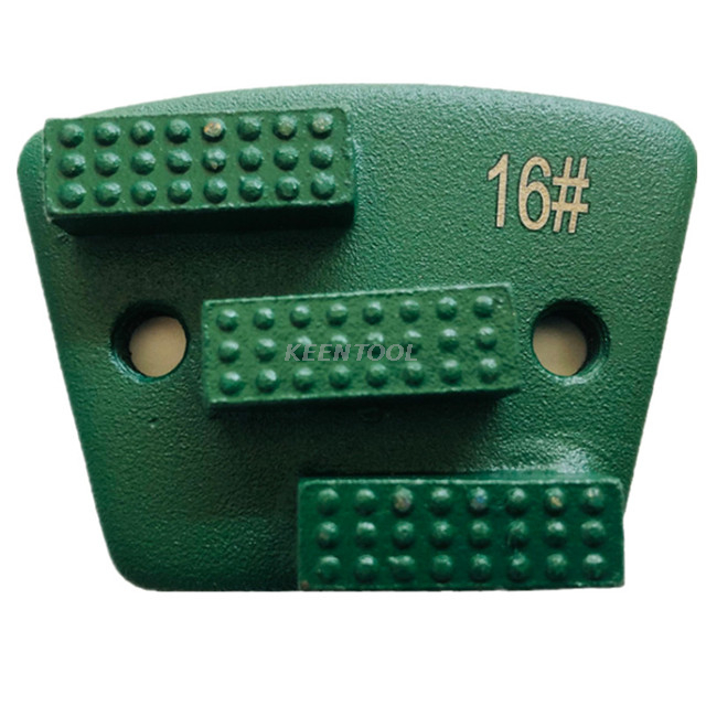 Placa y disco de pulido de diamante segmentado para pulido de pisos de concreto