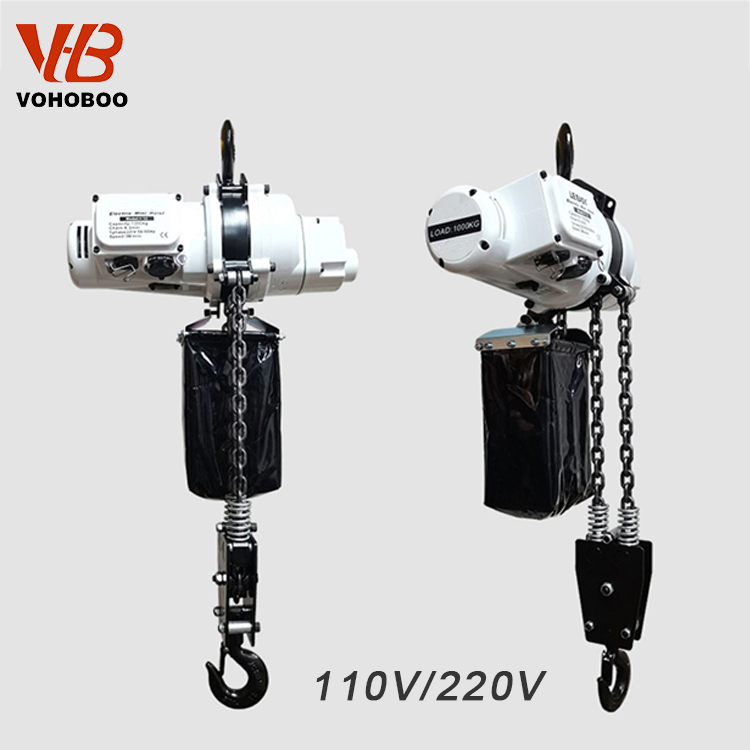 110V/220V Single Phase Mini ELectric Chain Hoist