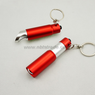 Mini LED Keychain with Bottle Opener