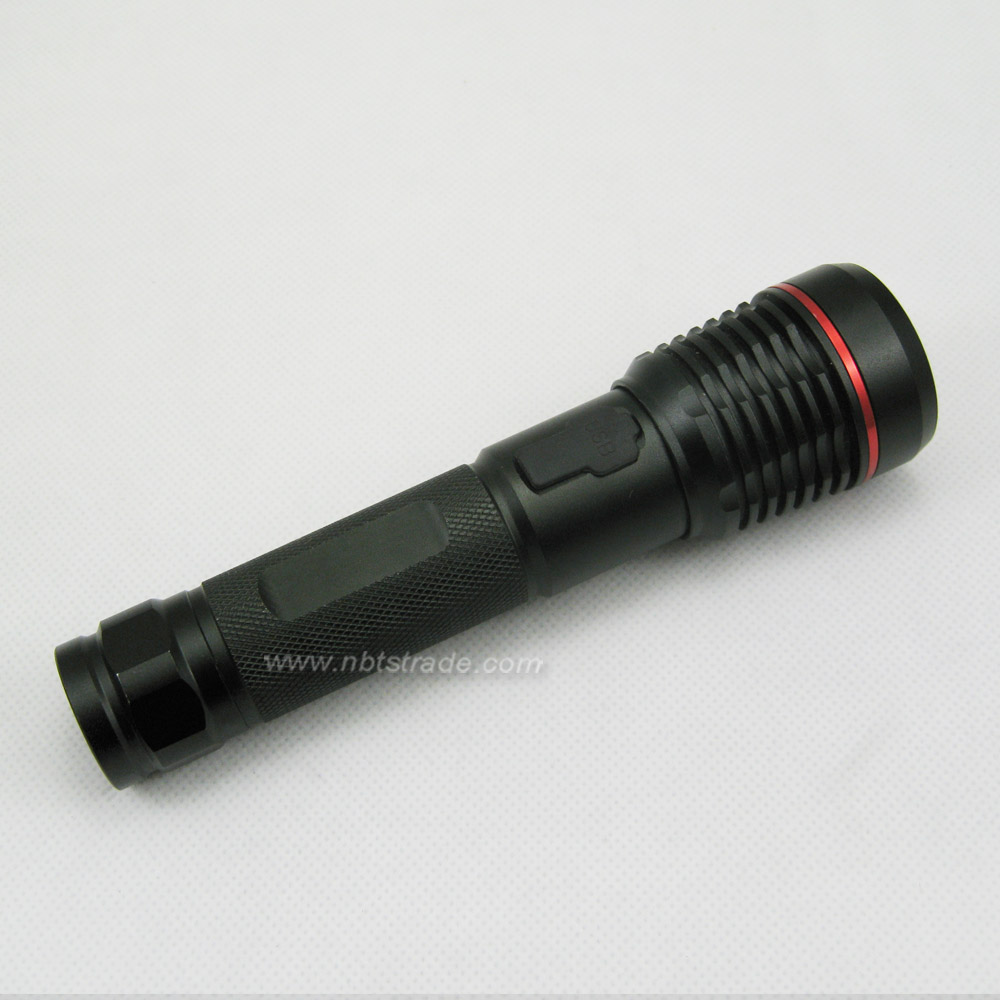  Multi Setting Rechargeable High Power Dimming Aluminium Flashlight 