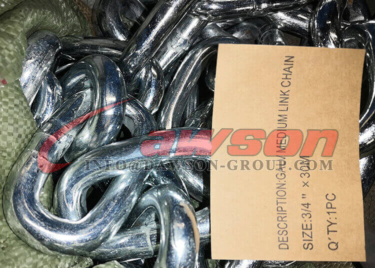 Cadena de eslabones galvanizados el&eacute;ctricos para soldadura - Dawson Group Ltd. - Fabricante, proveedor y f&aacute;brica de China