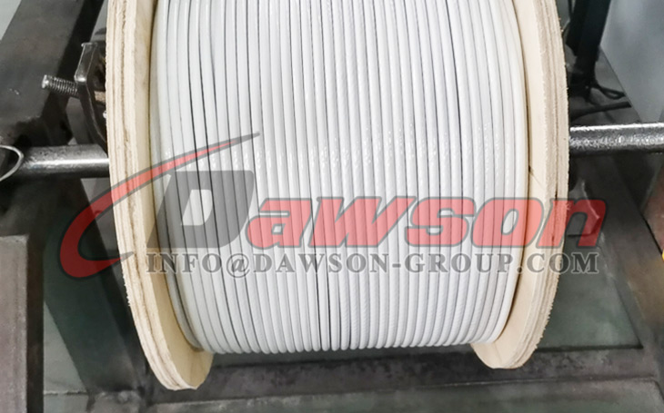 Construcci&oacute;n de cable de alambre recubierto de PVC (7 &times; 19) - Dawson Group Ltd. - Fabricante, f&aacute;brica y proveedor de China