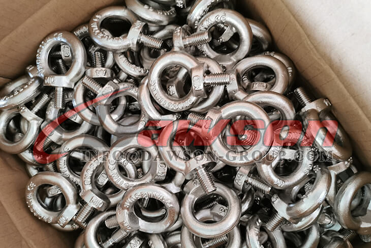 ステンレス鋼 AISI316 DIN 580 アイボルト、リフティングアイボルト - Dawson Group Ltd. - 中国メーカー、サプライヤー、工場