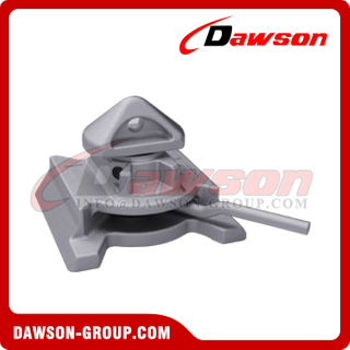 DS-BD-E1 Twistlock em cauda de andorinha 55°, trava e base tipo cauda de andorinha para contêiner de transporte