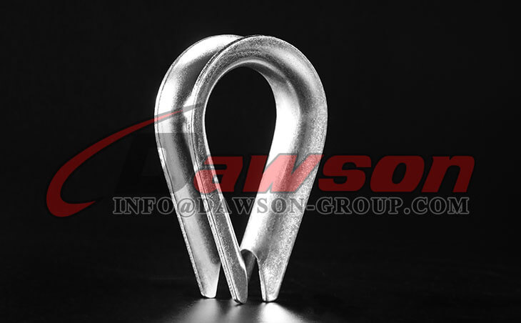 亜鉛メッキワイヤーロープシンブルDIN 6899タイプB - Dawson Group Ltd. - 中国メーカー、工場