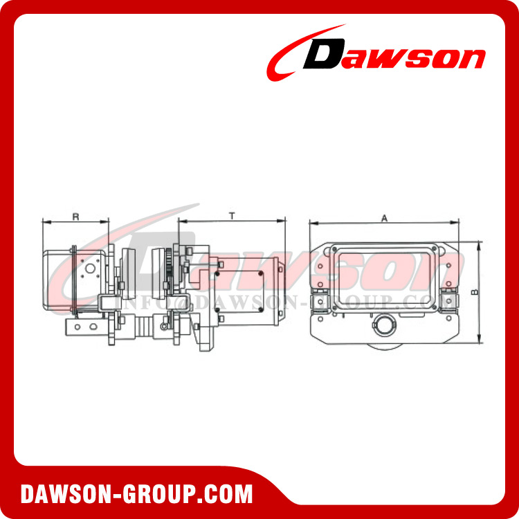 電気チェーン ホイスト用 0.5T - 10T 電気トロリー - Dawson Group Ltd. - 中国メーカー、サプライヤー