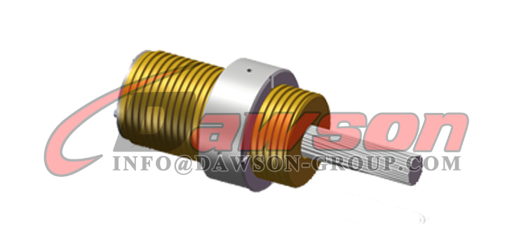 Anclaje de copa de anclaje Φ40-Φ140 (cuerpo de cable con alto contenido de vanadio), tipo de tuerca de copa de anclaje fundido en caliente - Dawson Group Ltd. - Fabricante, proveedor, f&aacute;brica de China - Dawson Group Ltd. - Fabricante, proveedor, f&aacute;brica de China