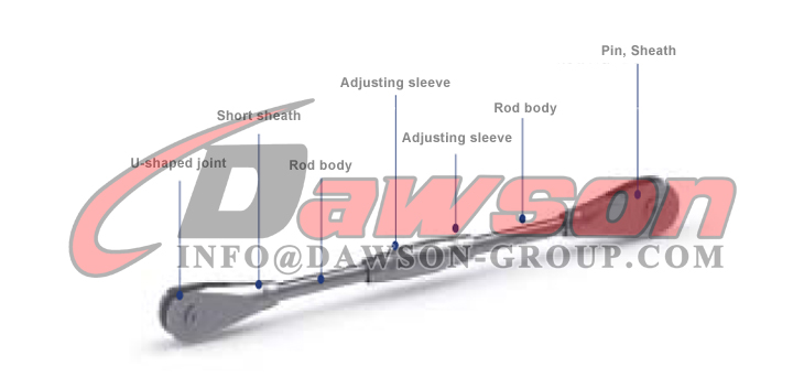  Puente de construcci&oacute;n Tipo UU de barra de acoplamiento de acero, Tipo UU de conexi&oacute;n de barra de acoplamiento de acero - Dawson Group Ltd. - Proveedor de China, F&aacute;brica