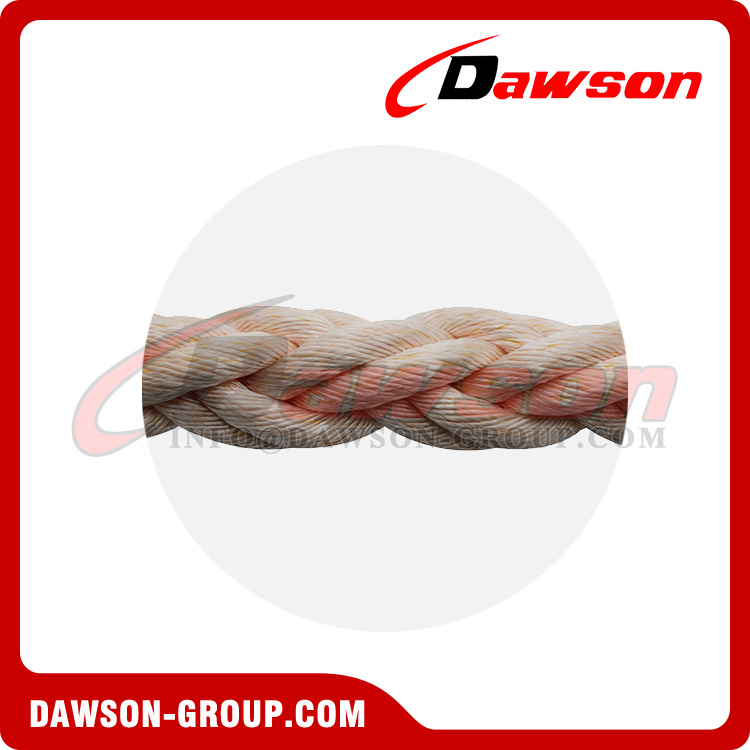 Corda de amarração de 8 fios de material de polipropileno e poliéster, corda de amarração de PP e poliéster