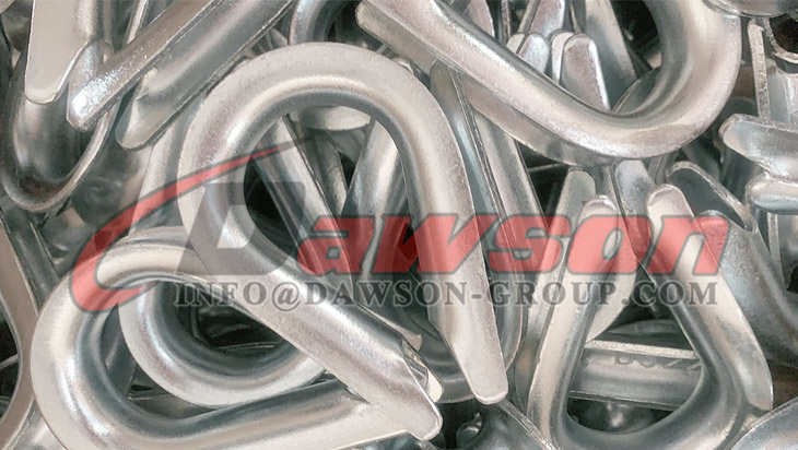 亜鉛メッキワイヤーロープシンブルDIN 6899タイプB - Dawson Group Ltd. - 中国メーカー、サプライヤー、工場