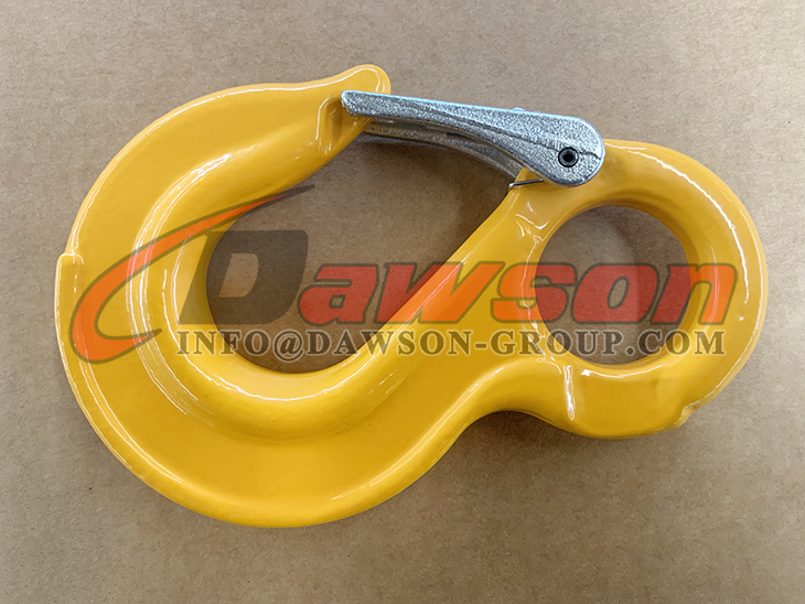 DS013 G80 WLL3.15T Gancho para eslinga con ojo con pestillo fundido para eslingas de cadena - Dawson Group Ltd. - Proveedor de China, F&aacute;brica