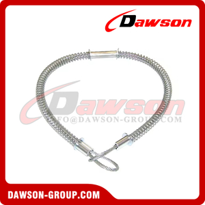DAWSON ステンレス鋼耐食ホース - ホースホイップチェック、ホイップチェック安全ケーブル