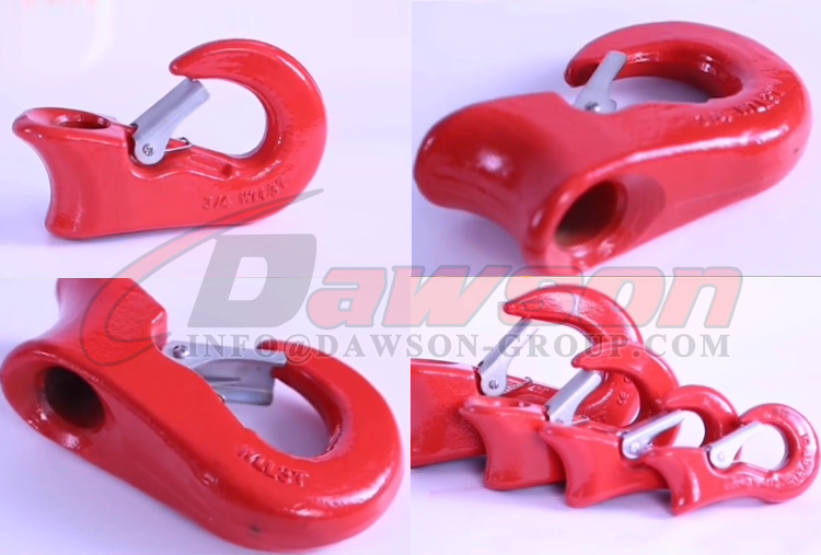 DS072 G80 Gancho de gargantilla con ojo deslizante para eslingas de cadena de elevaci&oacute;n - Dawson Group Ltd. - Fabricante, proveedor y f&aacute;brica de China