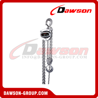 Polipasto de cadena de acero inoxidable DAWSON DS-ST-C AS/NZS1418.2-1997, bloque de cadena SS, polipasto de cadena manual