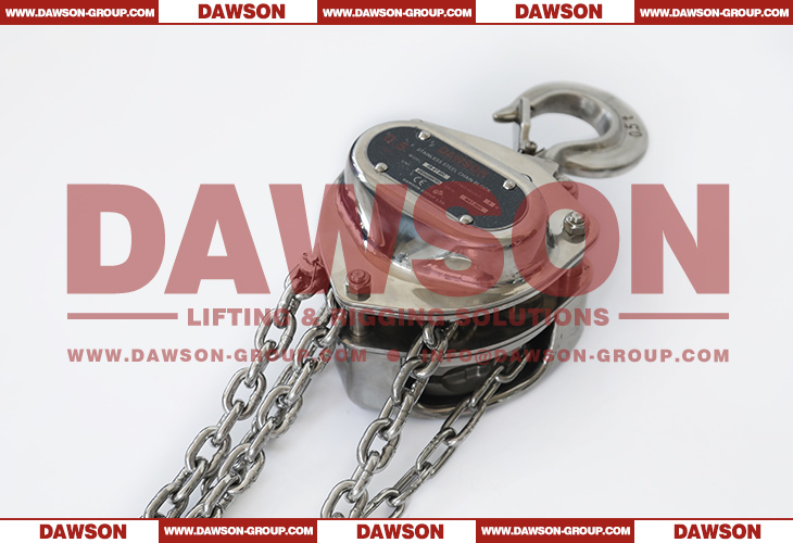 Polipasto de cadena de acero inoxidable DAWSON DS-ST-C 0.5T, bloque de cadena SS 500 kg, polipasto de cadena manual - Dawson Group Ltd. - Fabricante, f&aacute;brica de China