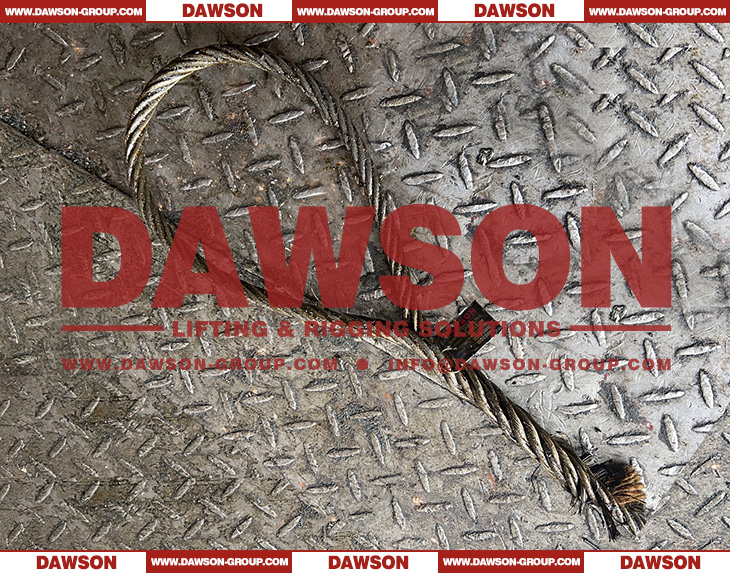Eslingas de cable de alambre con empalme de ojo c&oacute;nico DAWSON 2M - Dawson Group Ltd. - Fabricante, proveedor de China