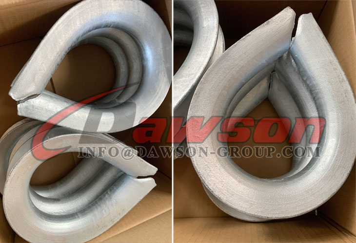 Dedal de cable de acero BS464, Dedales de cable de acero al carbono s&uacute;per galvanizado por inmersi&oacute;n en caliente - Dawson Group Ltd. - Fabricante, proveedor y f&aacute;brica de China