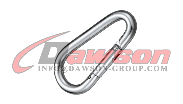 Mosquet&oacute;n en forma de huevo galvanizado el&eacute;ctrico DIN5299B con zincado (2)