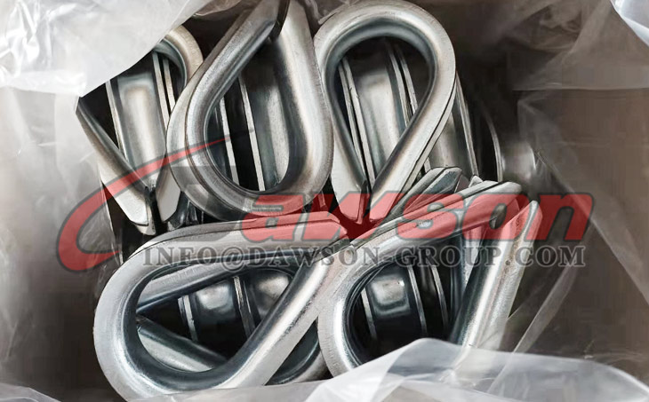 亜鉛メッキワイヤーロープシンブルDIN 6899タイプB、軟鋼ワイヤーロープシンブル - Dawson Group Ltd. - 中国メーカー、工場、サプライヤー