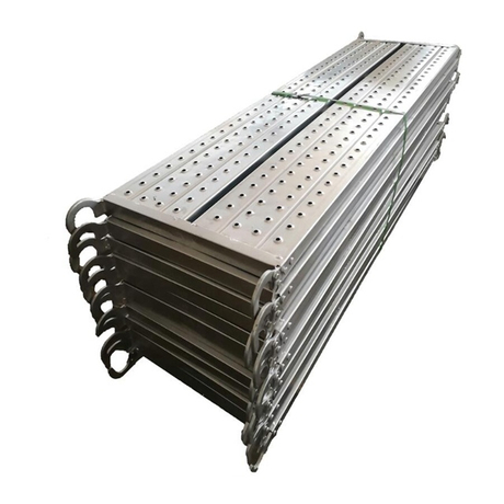 Tablón de acero de gancho de andamio galvanizado