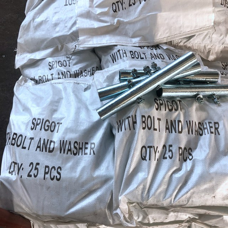 Accesorios de andamio marco de la espiga interna conector de pin de junta de acoplamiento galvanizado