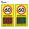 solar radar speed sign Safety signs