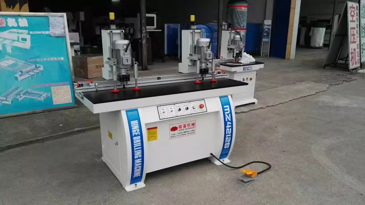 Foshan Mingji Woodworking hinge drilling machine ready for shipment