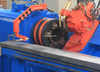CNG cylinder hot spinning machine for bottom closing