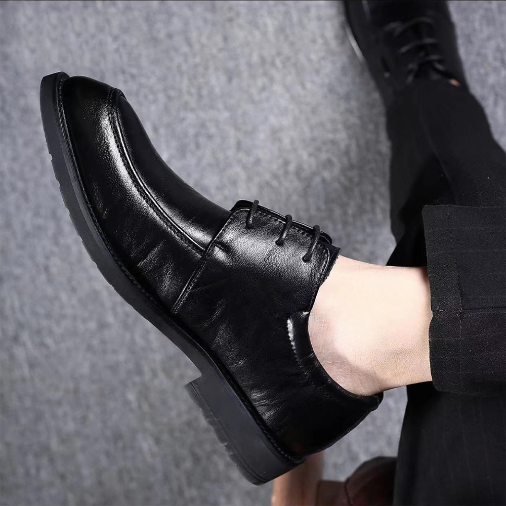 formal shoes men office genuine leather black dress shoes camp oxford ayakkabi Zapatos de hombre de moda