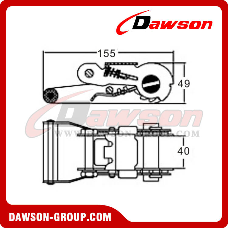 DSRB35303 ラチェット バックル - 中国メーカー サプライヤー