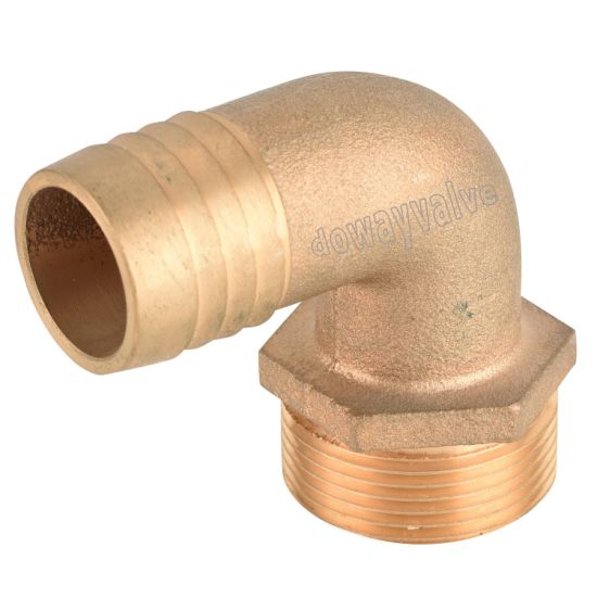 Proveedor de China OEM Codo de 90 grados de bronce de alta calidad