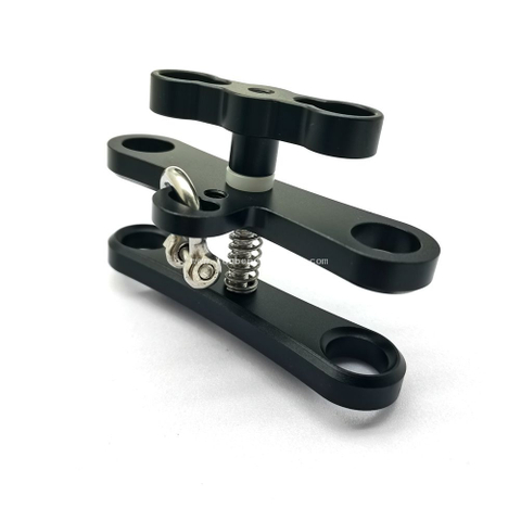 Aluminum Large Multi Purpose Long Underwater Buoyancy Arm Clamp with D Shackle 