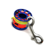 30 M High Visibility Aluminum Mini Scuba Diving Figner Spool with Brass Swivel 