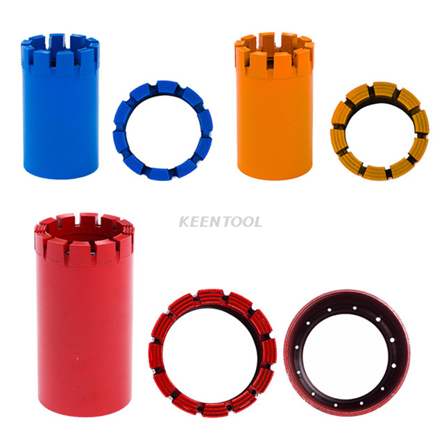 Пропитанные алмазом геологические буровые коронки Bq Nq Hq Pq