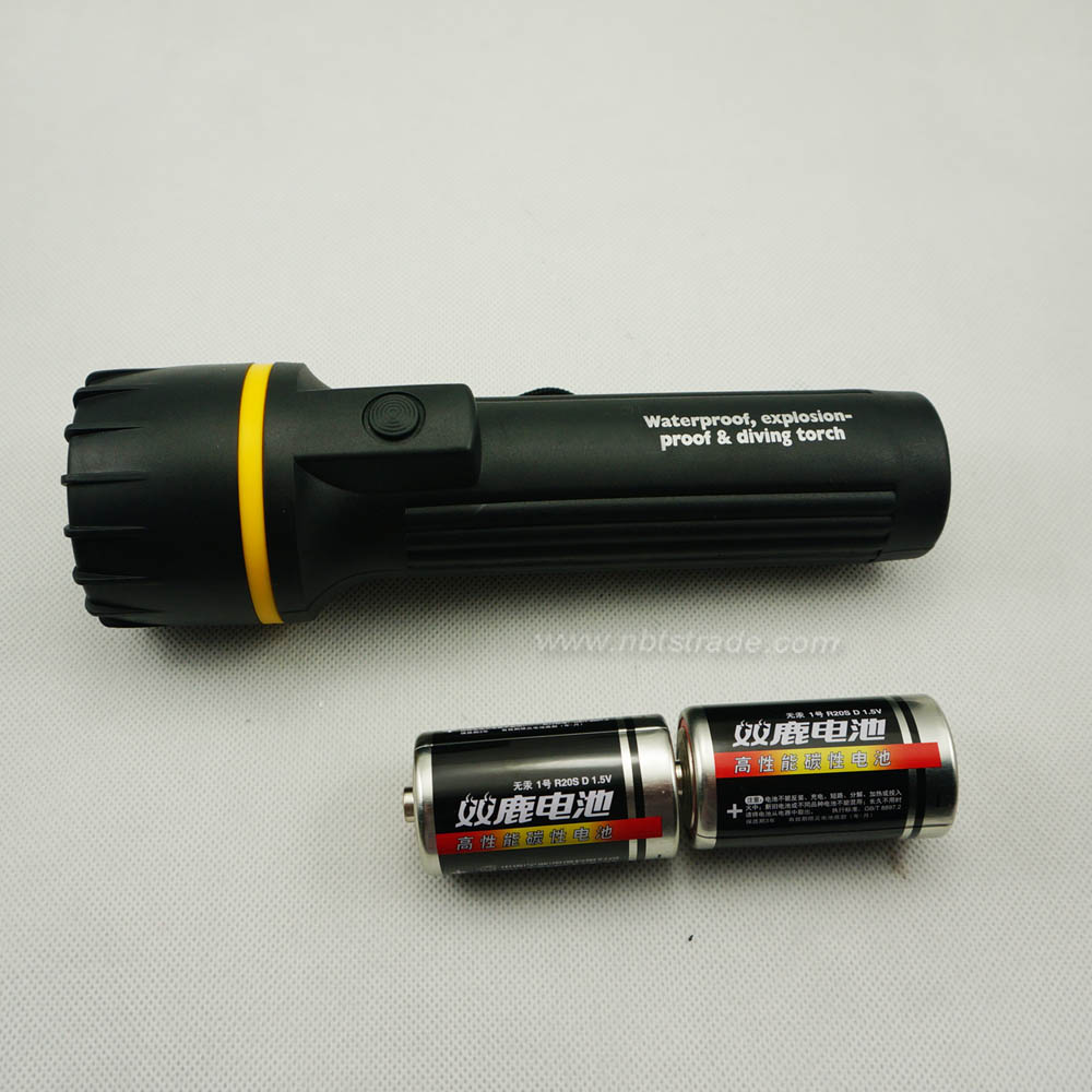 2D Waterproof PVC coated LED Flashlight