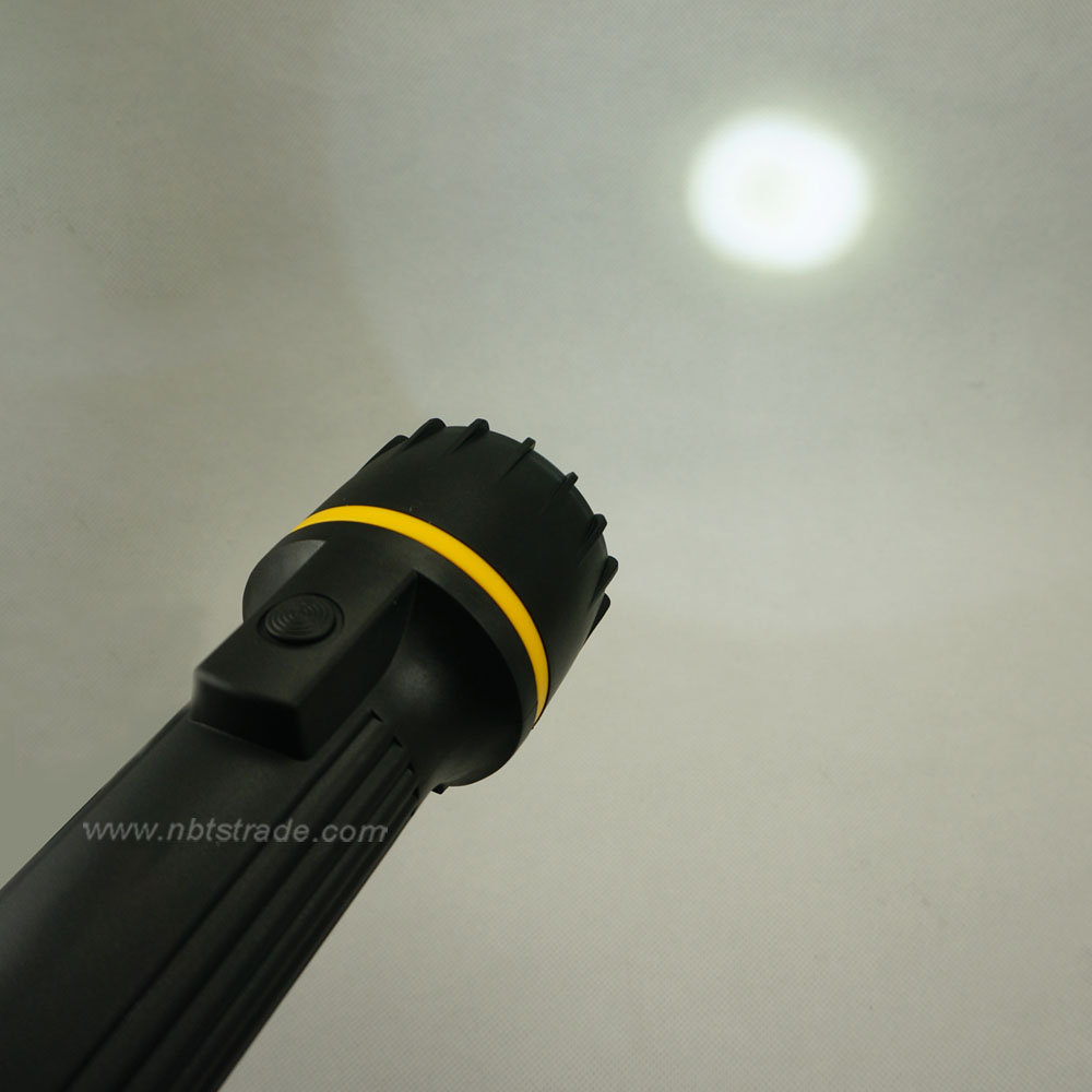 3D Waterproof PVC coated LED Flashlight