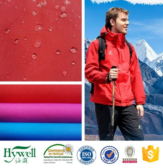 Tela impermeable de nylon Taslan Softshell para chaqueta al aire libre