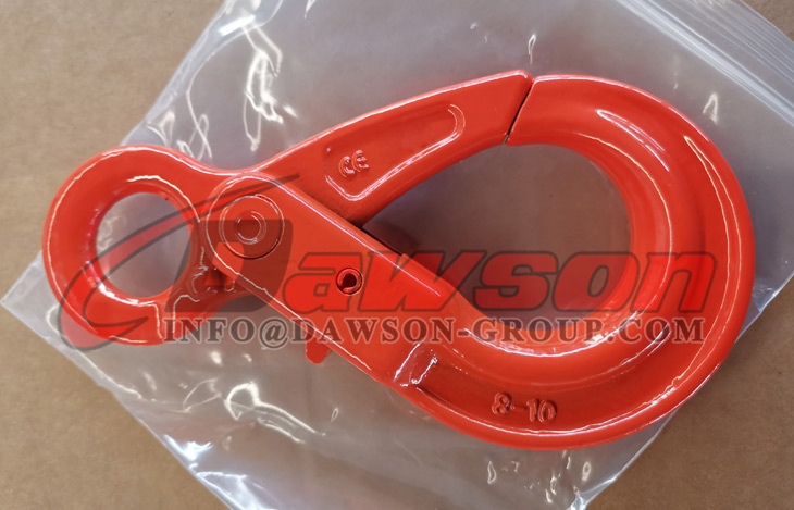 DS737 Gancho autobloqueante de ojo mejorado de grado 80 para eslingas de cadena de elevaci&oacute;n - Dawson Group Ltd. - Fabricante, proveedor y f&aacute;brica de China