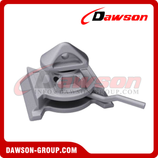 DS-BD-D1 Twistlock em cauda de andorinha 45°, trava e base tipo cauda de andorinha para contêiner de transporte