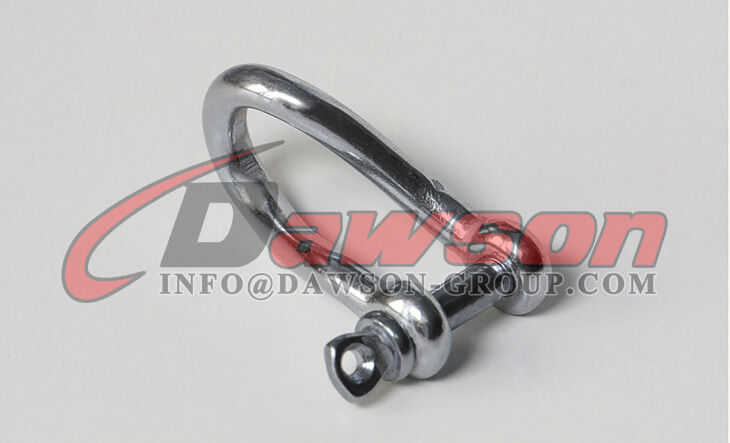 Grillete torcido de acero inoxidable, Grillete torcido con pasador roscado AISI304, Grillete torcido SS3160 con pasador roscado - Dawson Group Ltd. - Fabricante y proveedor de China