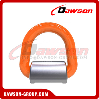 DS321 G80 WLL 1-8T forjou super anel D de aço de liga com mola