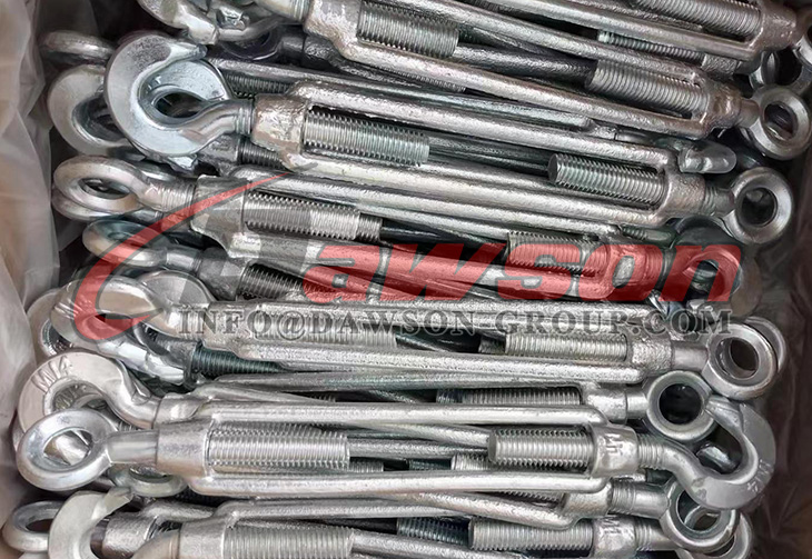 Tensor de gancho y ojo DIN 1480, tensor de acero dulce para amarre - Dawson Group Ltd. - Fabricante, proveedor, f&aacute;brica de China