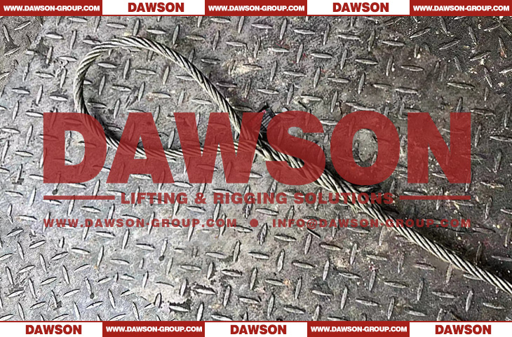 Eslingas de cable de alambre con empalme de ojo c&oacute;nico DAWSON 2M - Dawson Group Ltd. - Proveedor de China, F&aacute;brica