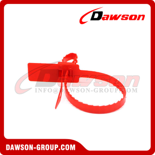 DS-BCP301 Logotipo numerado de alta segurança com fechamento de contêiner selo plástico de segurança vermelho
