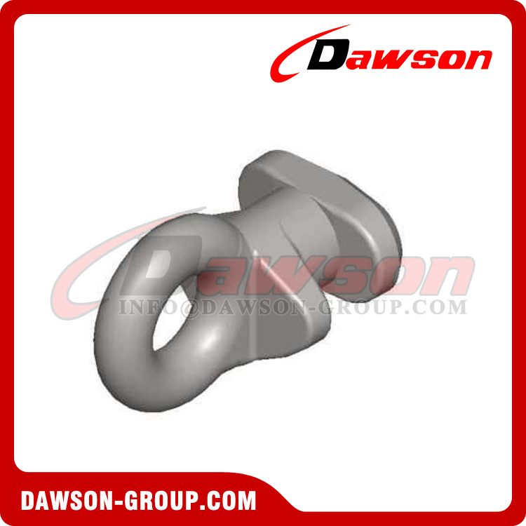 DAWSON WLL120KN 固定パッド アイエレファントフット ラッシングチェーンとシャックル用、ルーズラッシング