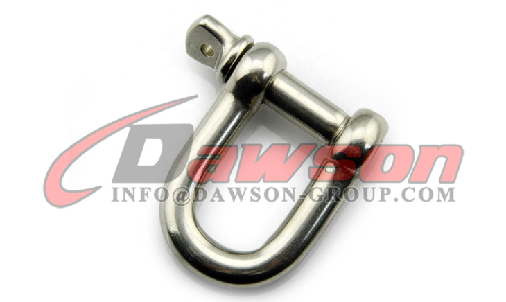 Grillete en forma de D de acero inoxidable, Grillete en forma de Dee AISI316 - Dawson Group Ltd. - F&aacute;brica, fabricante, proveedor de China