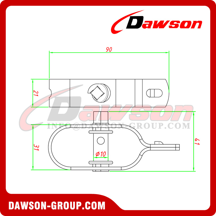Tensor de cable de alambre de 90 mm, colador de cerca - Dawson Group Ltd. - Fabricante, proveedor de China