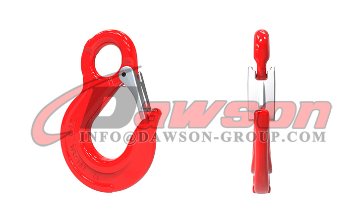 DS013 G80 Gancho para eslinga con ojo y pestillo fundido para eslingas de cadena - Dawson Group Ltd. - F&aacute;brica, fabricante de China