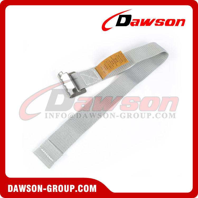 BS EN12195-2 45MM LC 300daN أشرطة رمادية مع خطاف مسطح - Dawson Group Ltd. - الصين الصانع والمورد والمصنع